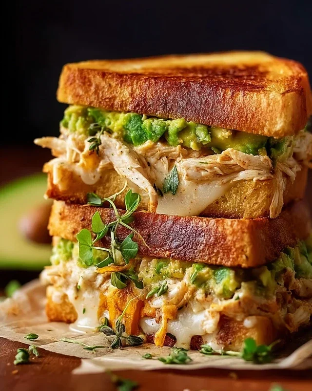 Chicken Avocado Melt Sandwich