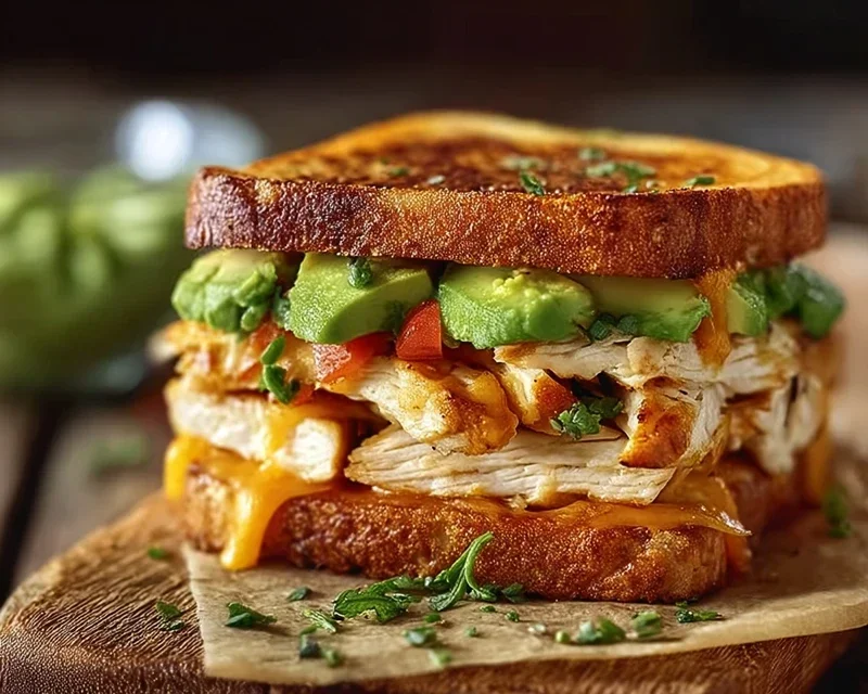 Chicken Avocado Melt Sandwich