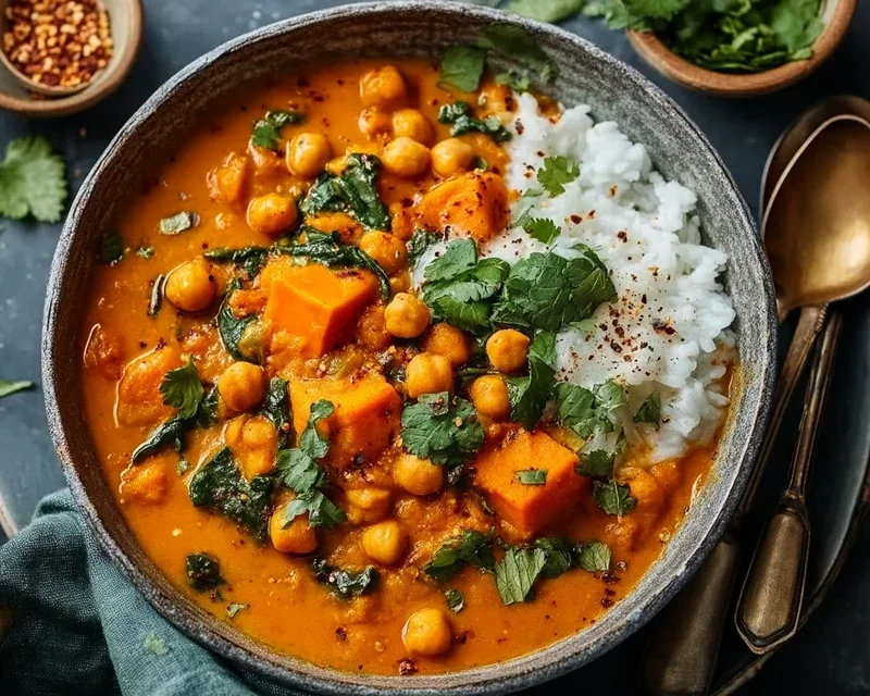 Sweet Potato and Chickpea Curry