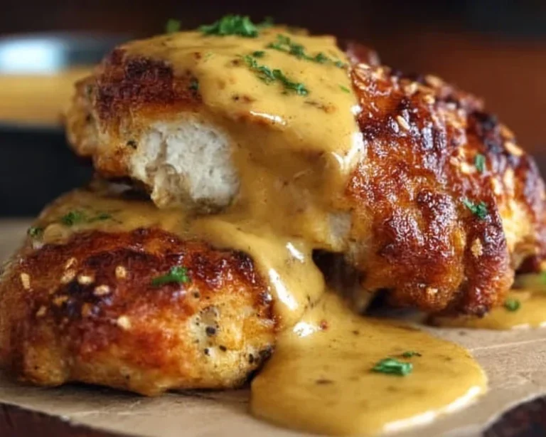 Pretzel Chicken with Mustard-Cheddar Sauce: An Amazing Ultimate Recipe