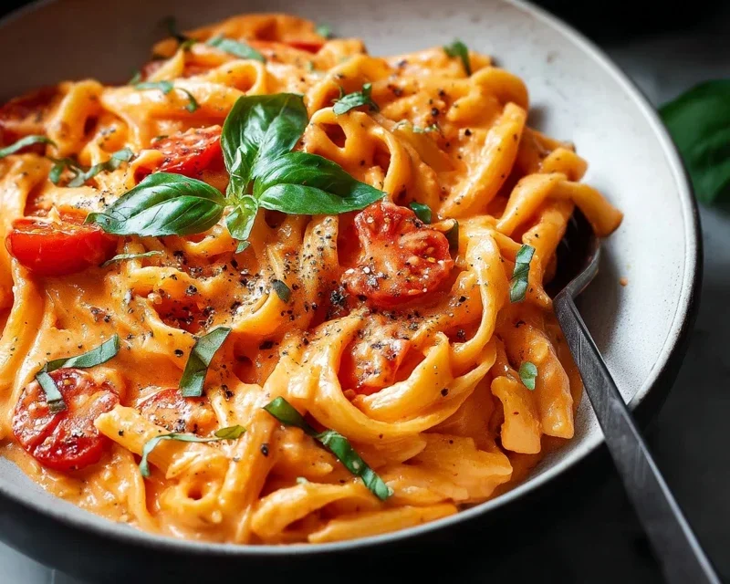 Easy One Pot Creamy Tomato Pasta