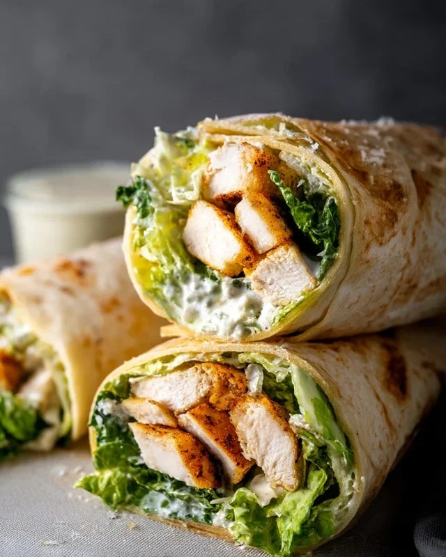 Chicken Caesar Wraps