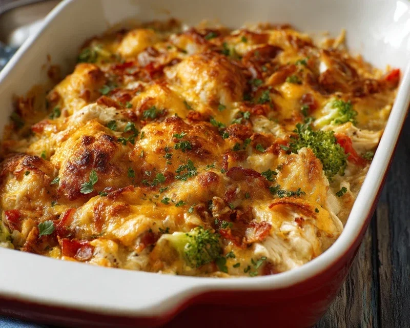 Easy Low Carb Chicken Casserole