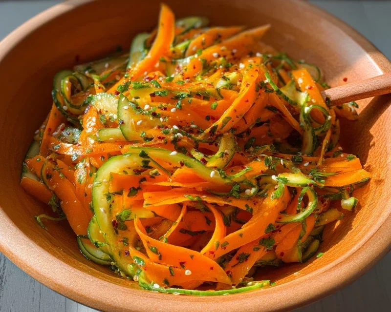 Cucumber Carrot Salad
