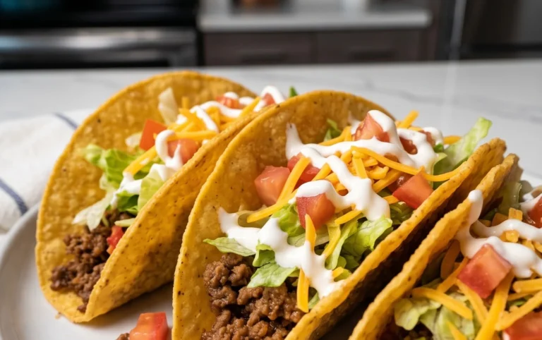 Crispy Ground Beef Tacos