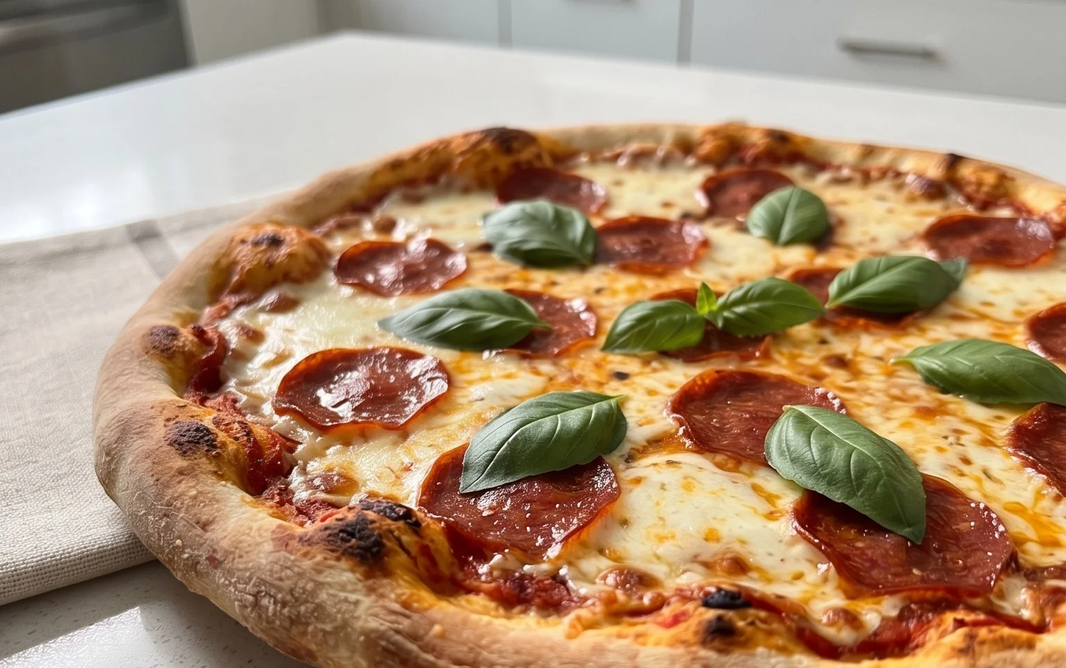 An excellent No Yeast Pizza Dough - quick easy homemade pizza!