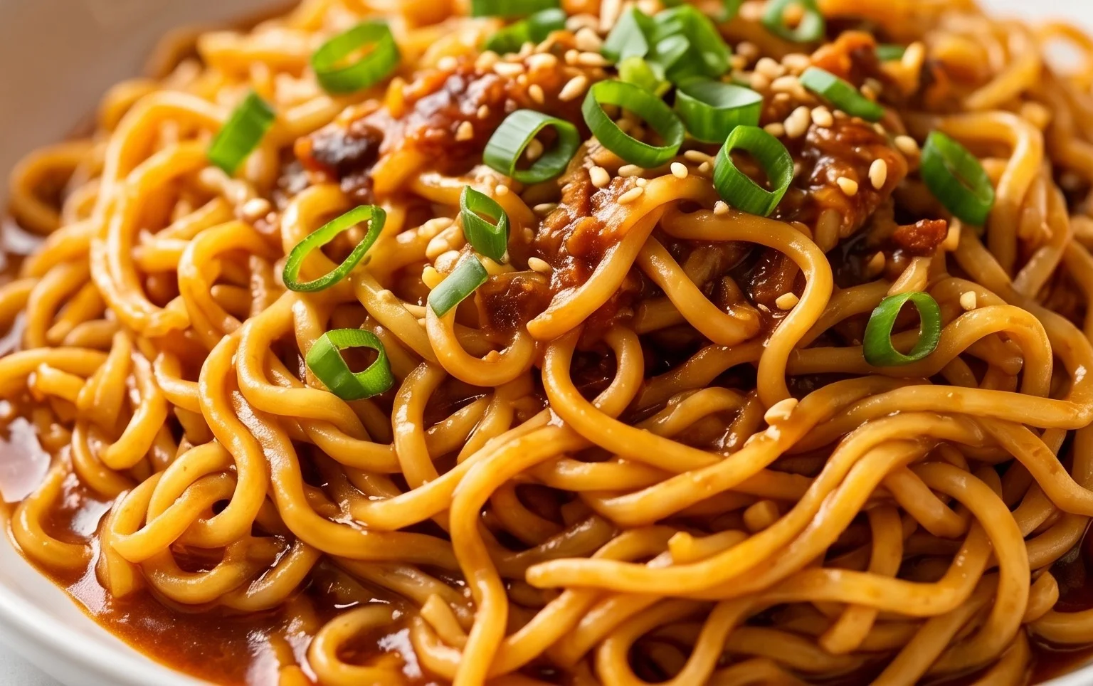 Easy Saucy Ramen Noodles