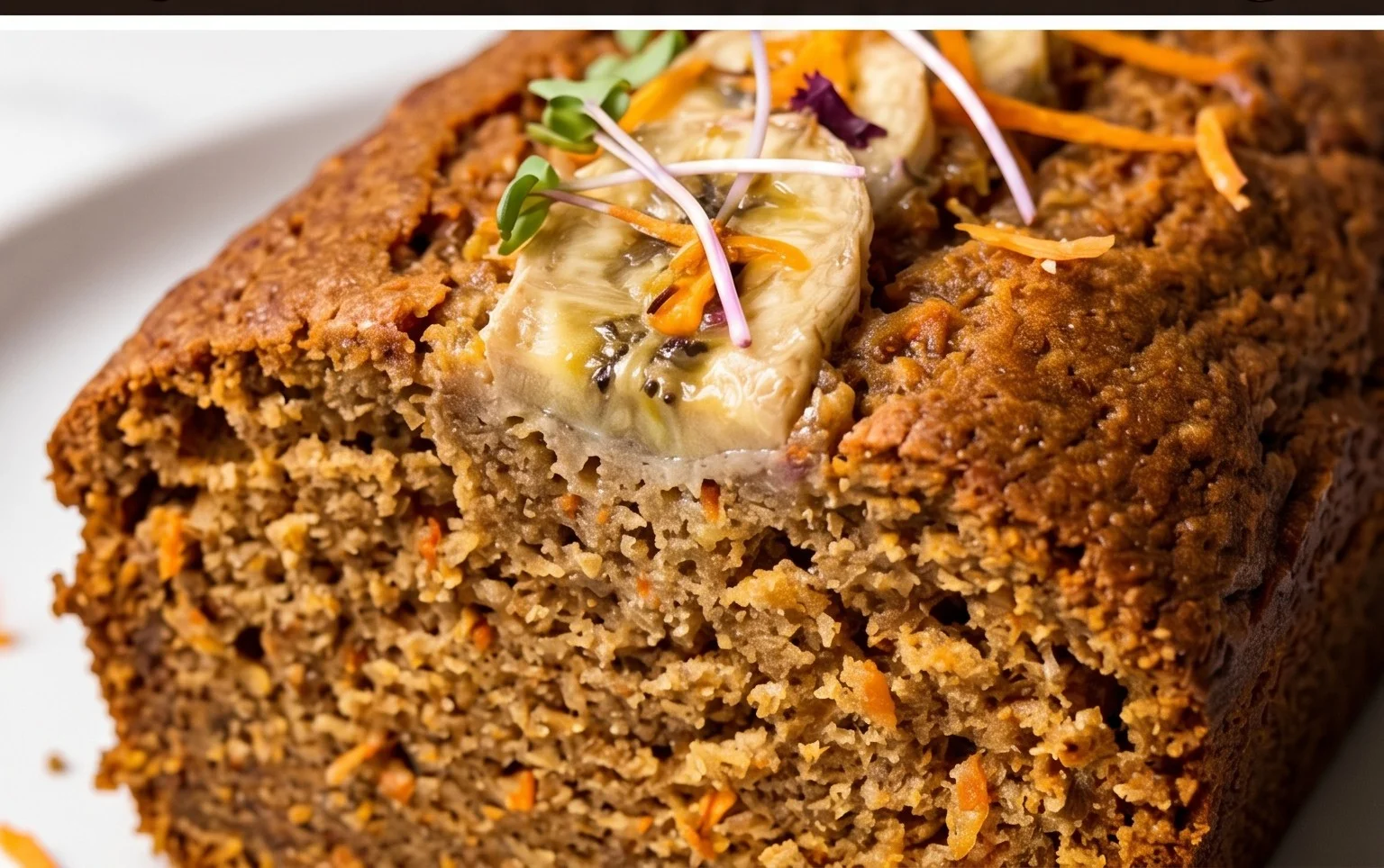Dairy Free Carrot Cake Banana Bread