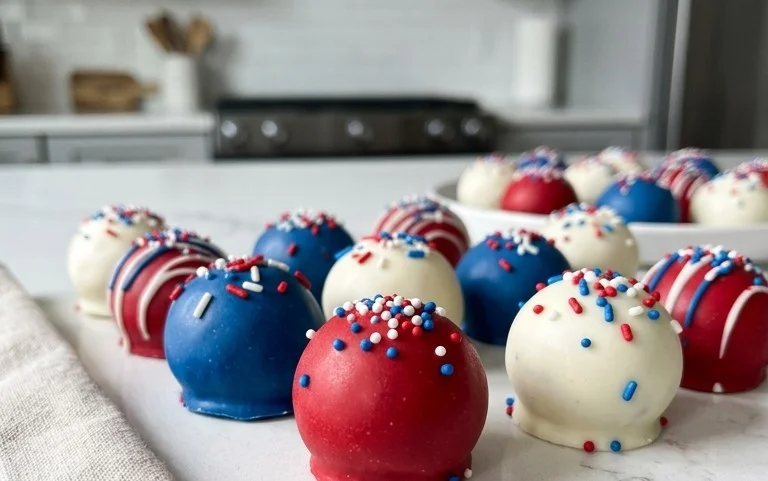 Patriotic Oreo Balls