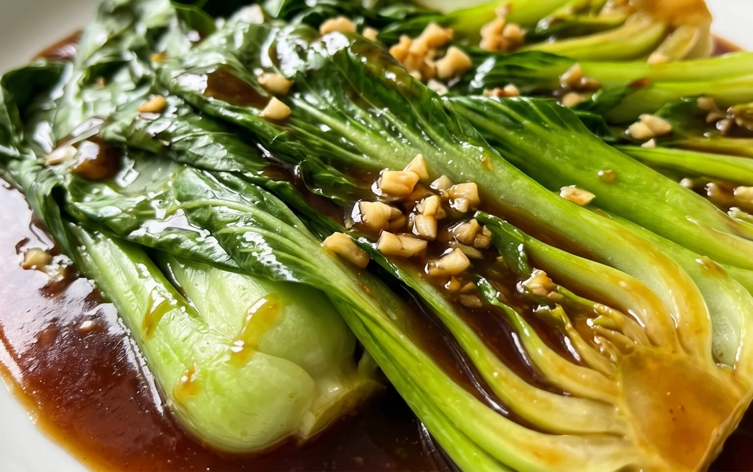 Bok Choy with Oyster Sauce