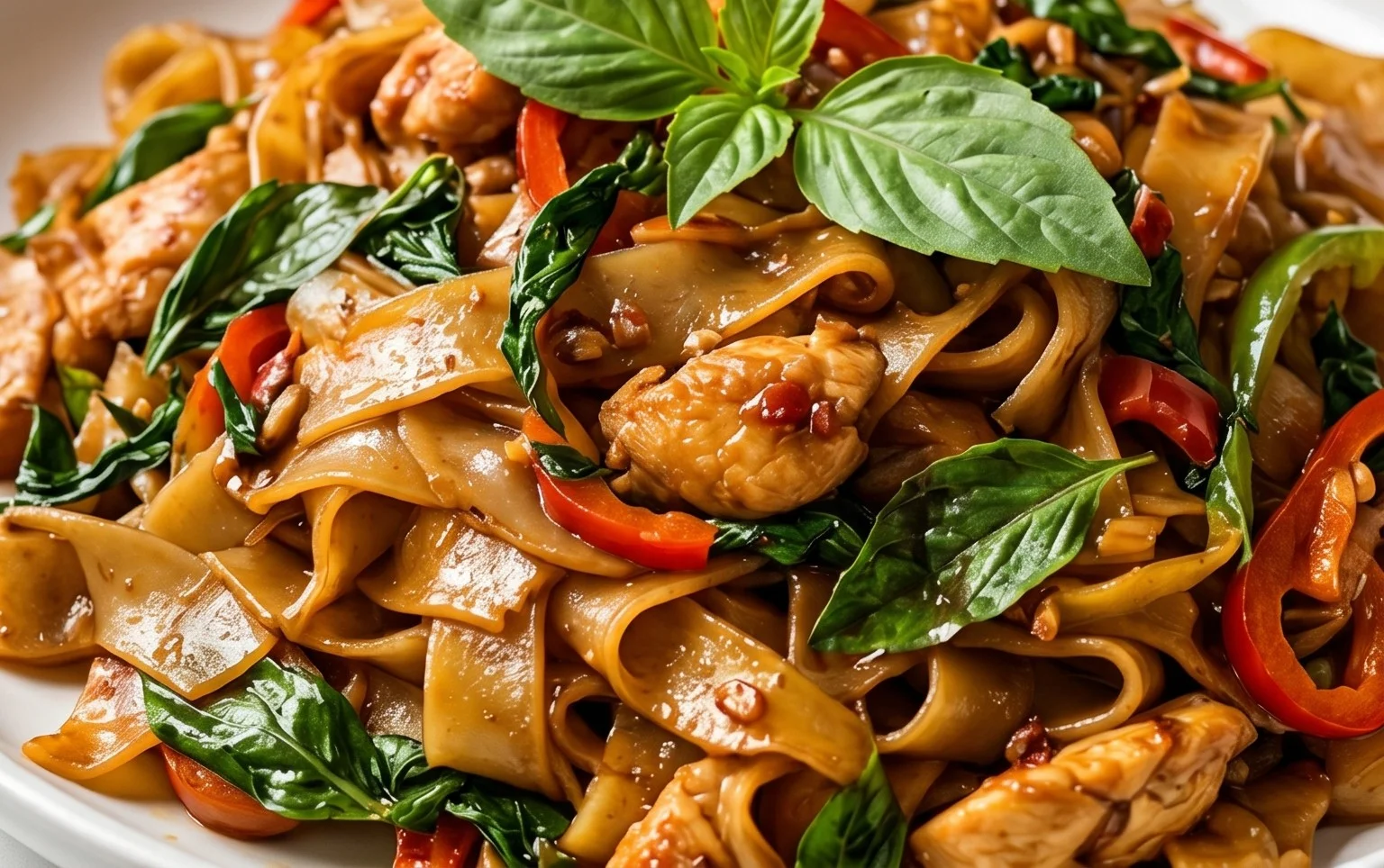 Drunken noodles