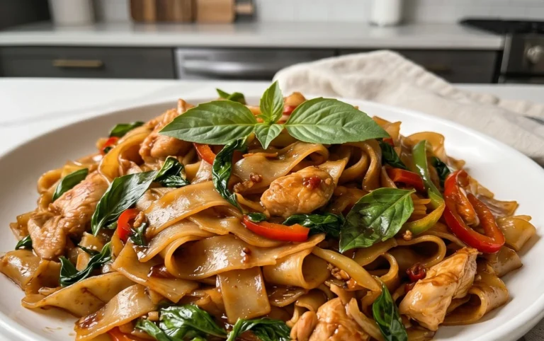 Drunken noodles