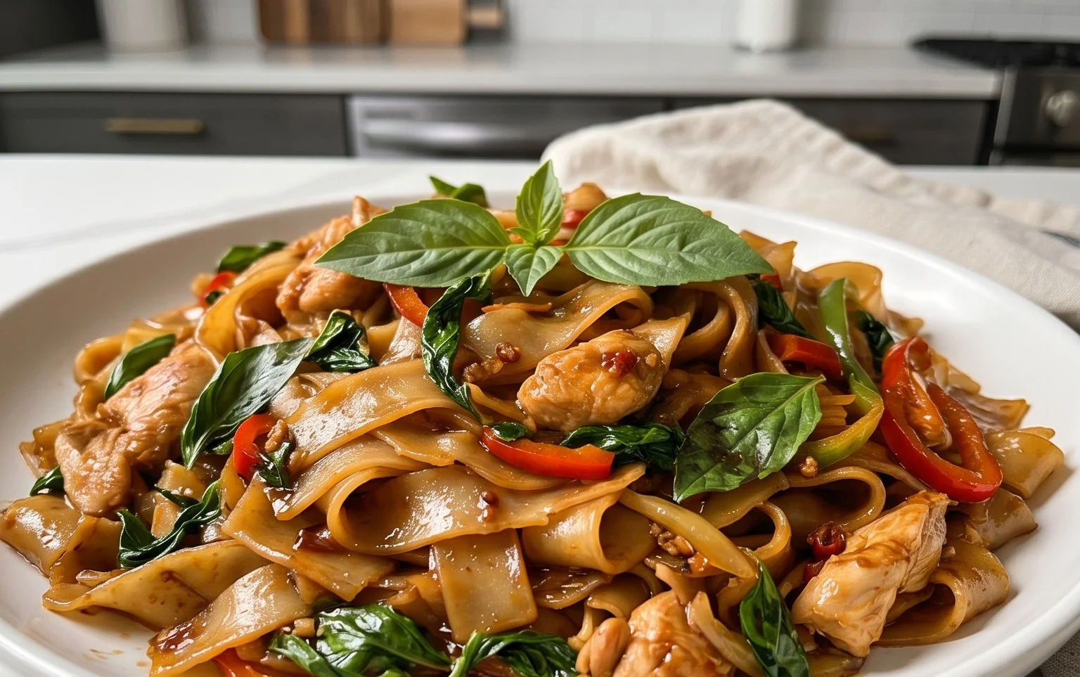 Drunken noodles