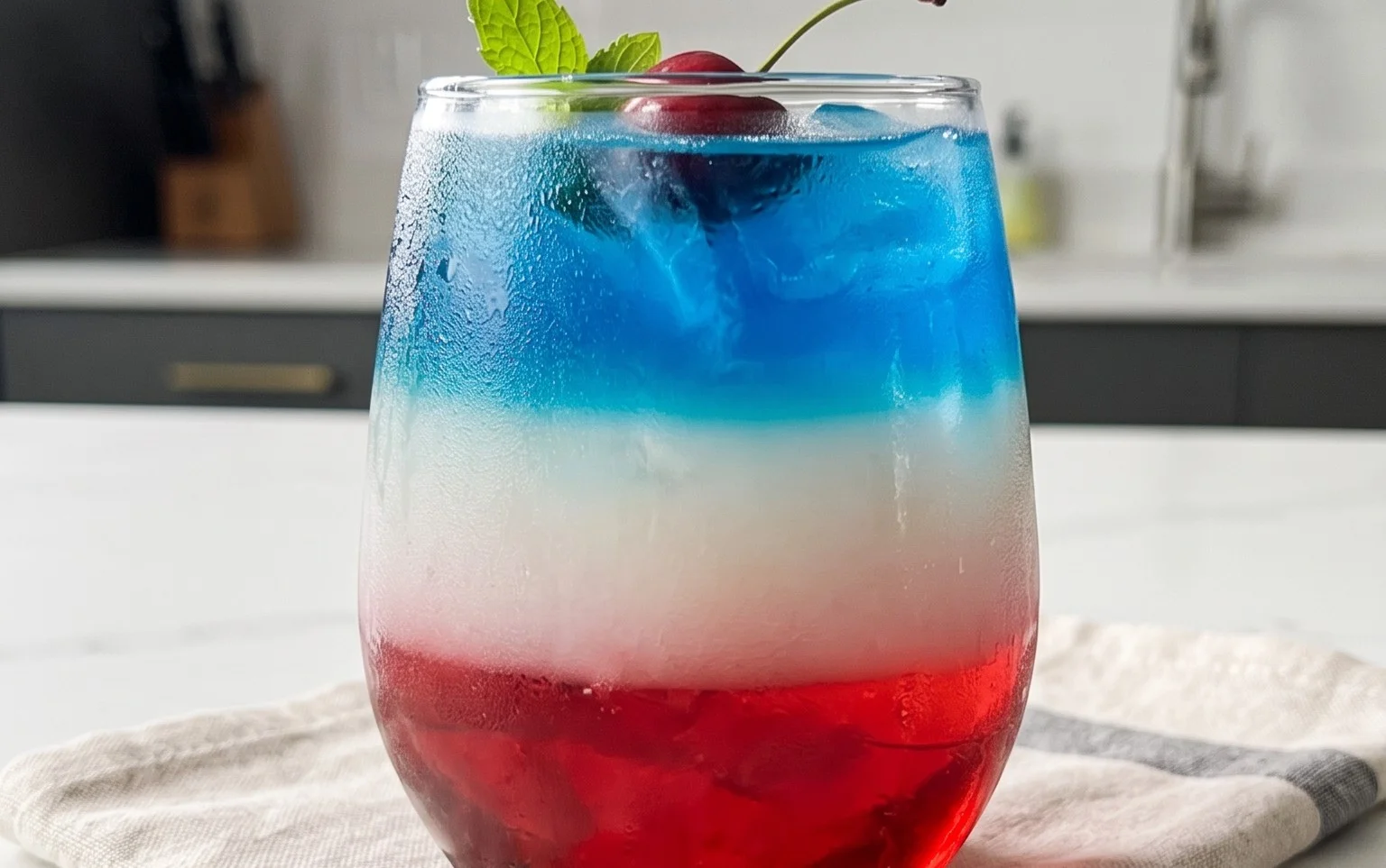 July 4th Layered Drinks Recipe