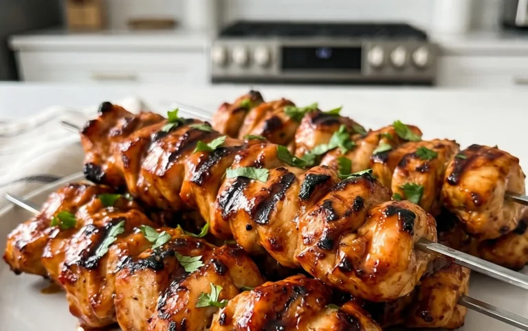 Mexican Barbecue Chicken Skewers