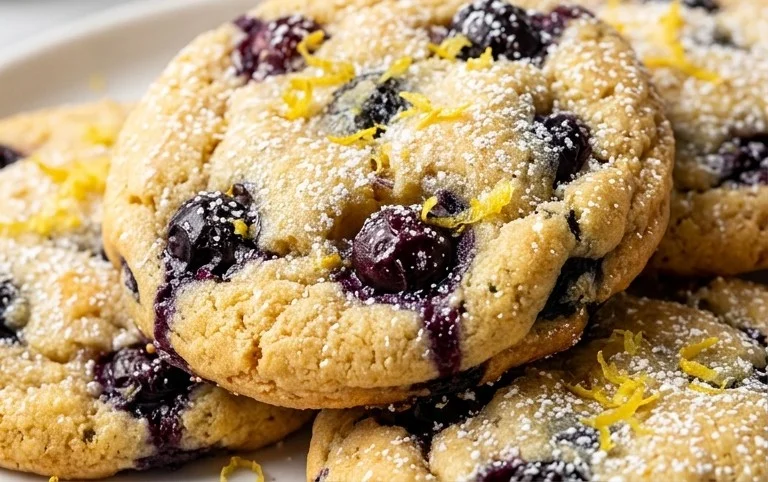 Lemon Blueberry Cookies Recipe