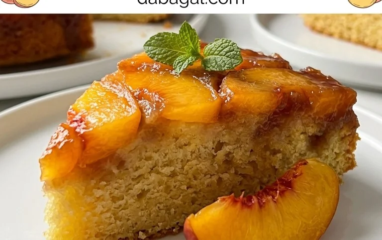 Peach Upside-Down Cake Recipe