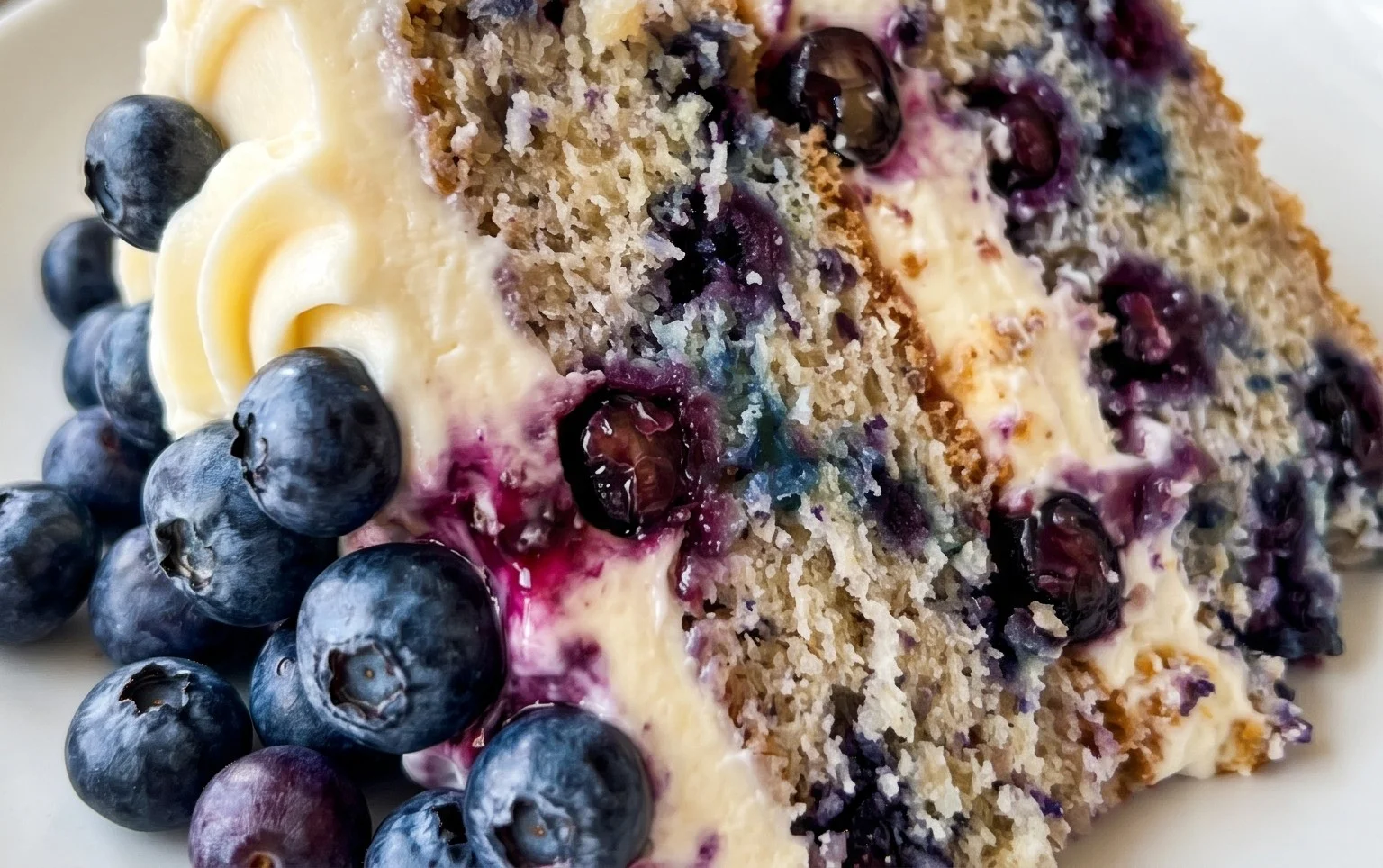 Nova Scotia Blueberry Cream Cake