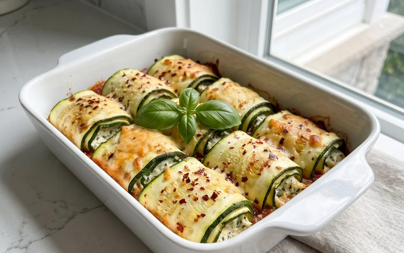 Vegan Zucchini Rollatini