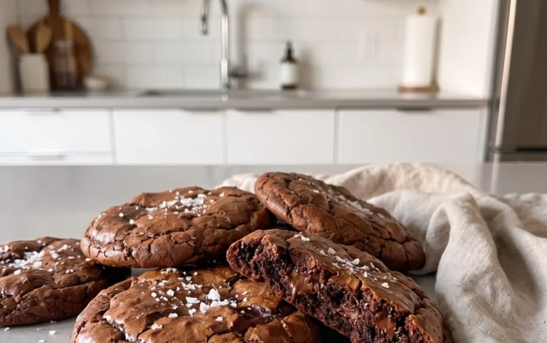 Salted Brownie Cookies
