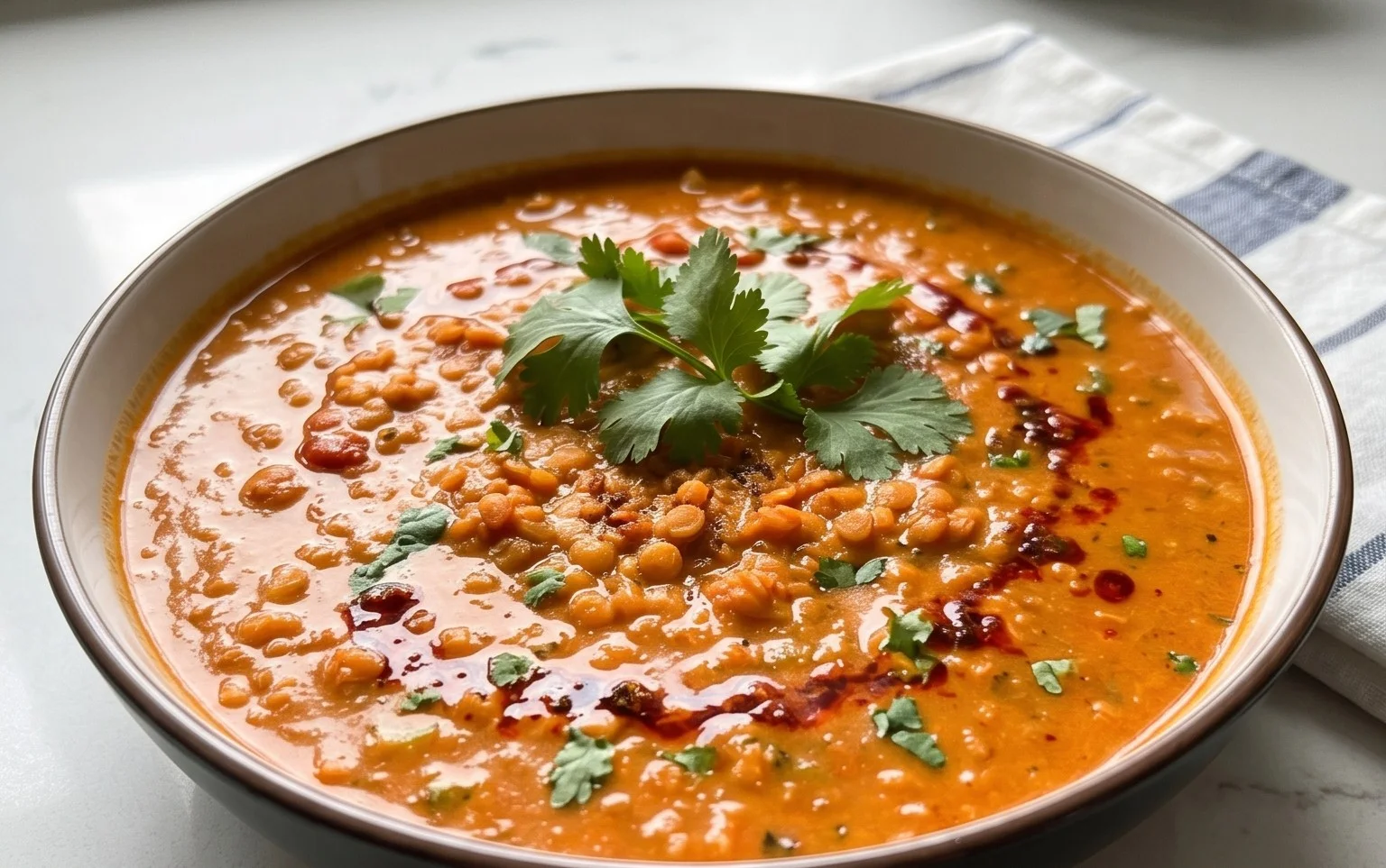 Spicy Red Lentil Curry