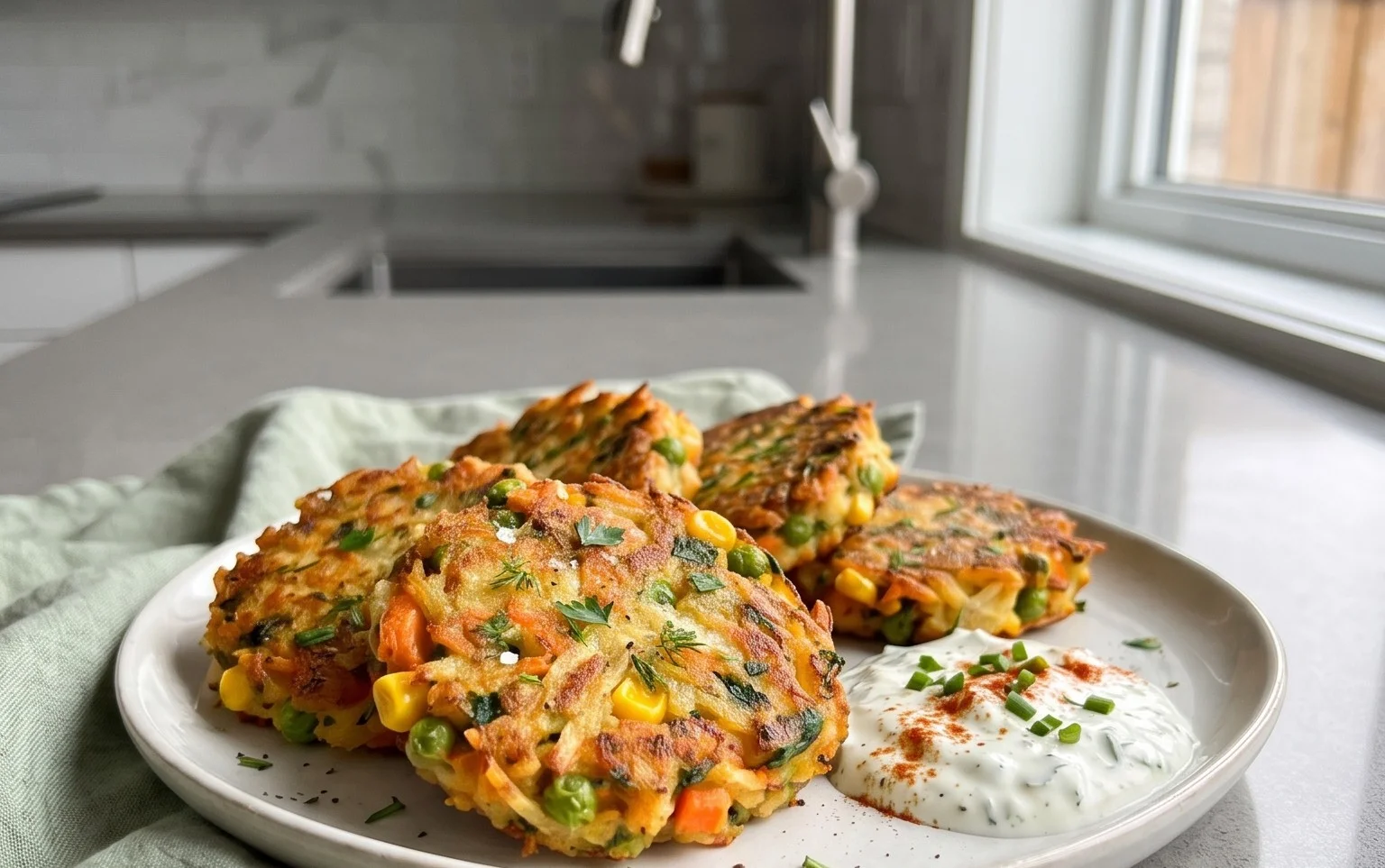 Vegetable Potato Fritters