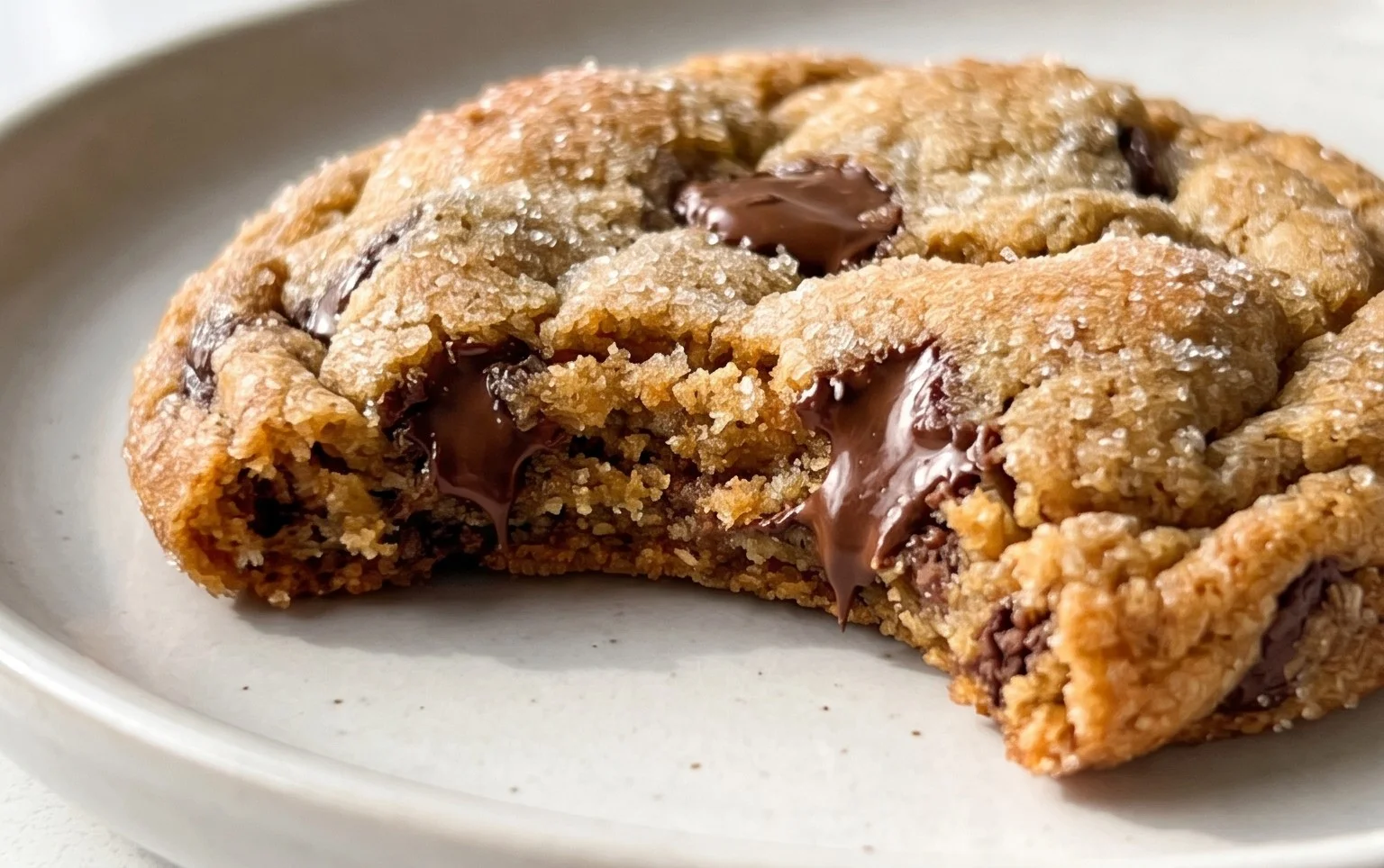 Crispy and Chewy Chocolate Chip Cookies