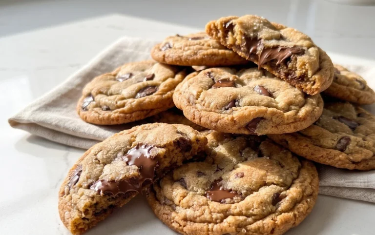 Crispy and Chewy Chocolate Chip Cookies