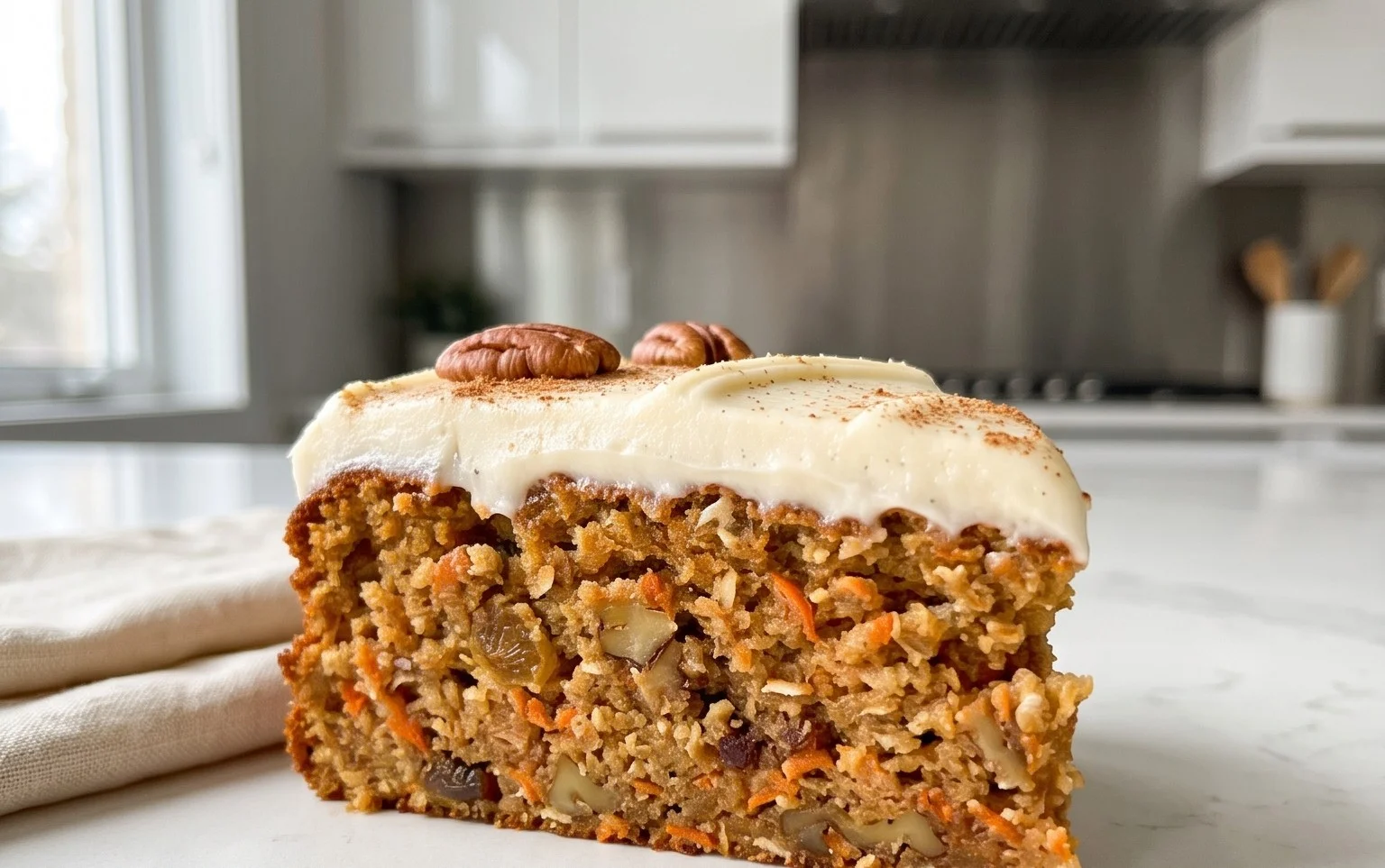 Easy Flourless Oatmeal Carrot Cake Recipe