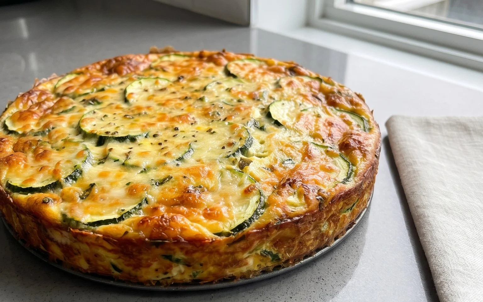 Crustless Zucchini Quiche Recipe