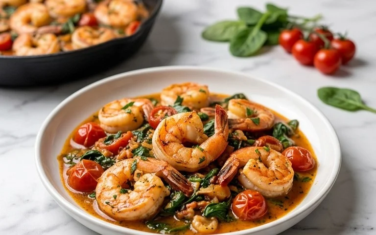 Tuscan Shrimp (One-Pan, 30-Minute Dinner)