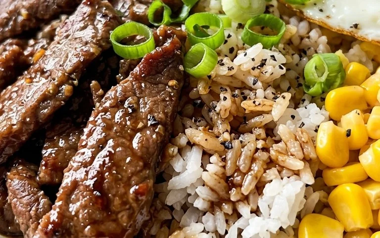 Beef Pepper Rice Bowl is a delicious meal option.