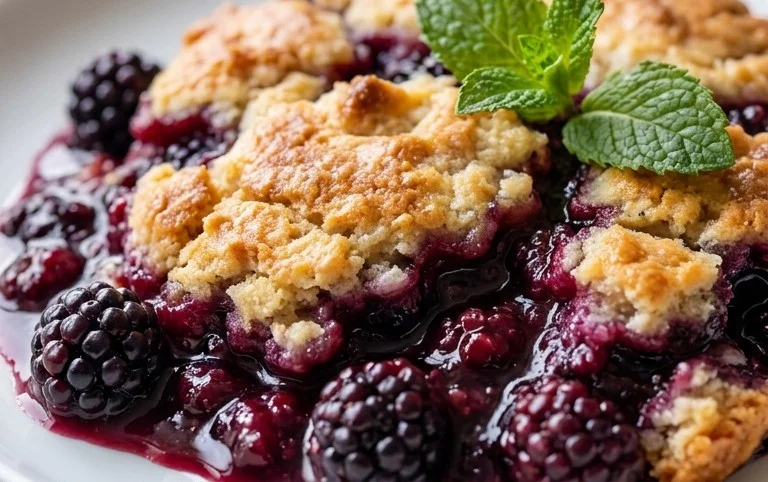 The Pioneer Women's Blackberry Cobbler