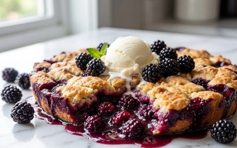 The Pioneer Women's Blackberry Cobbler