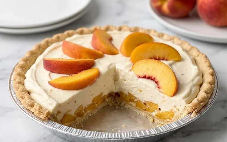 Peaches and Cream Pie