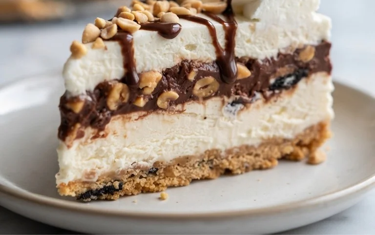 Buster Bar Ice Cream Cake