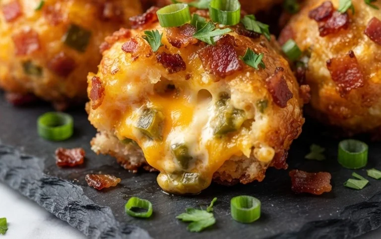 Beef Bacon Jalapeño Popper Cheese Balls