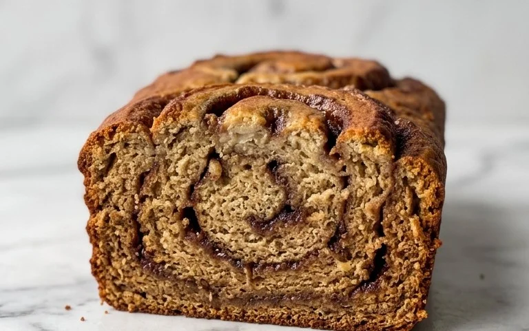 Cinnamon Roll Banana Bread