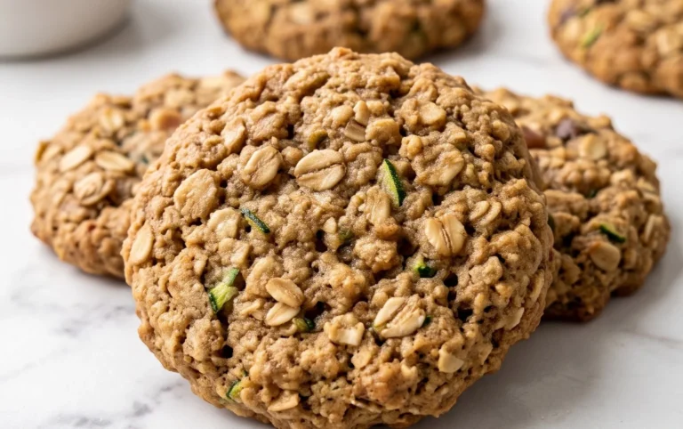 Healthy Zucchini Oatmeal Cookies