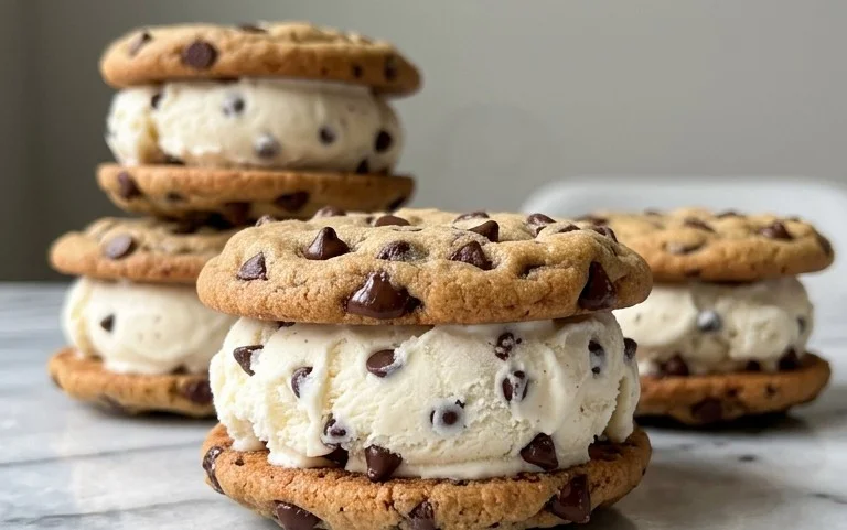 Cookie Ice Cream Sandwiches (Like a Chipwich!)