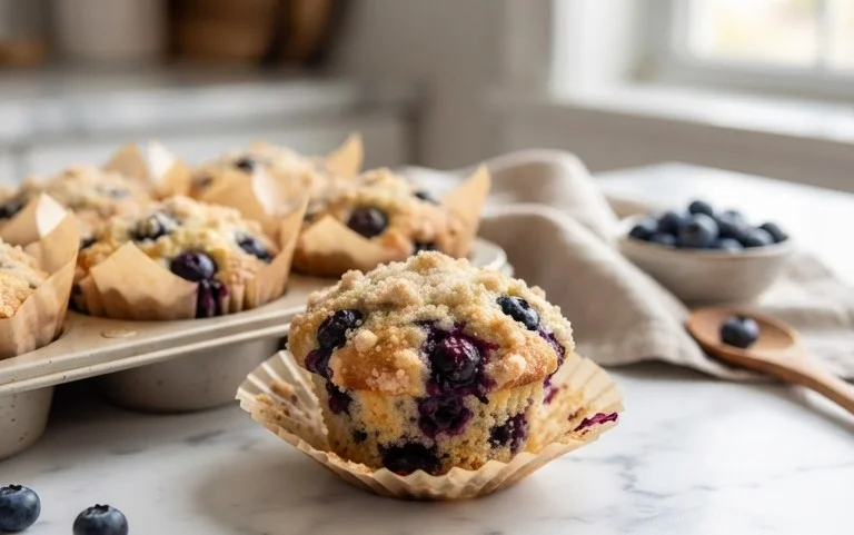 Homemade Blueberry Muffins