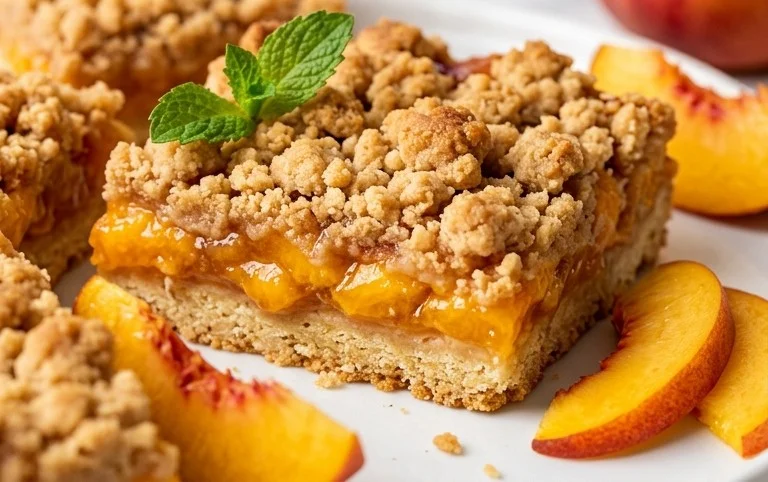 Fresh Peach Crum extractb Bars