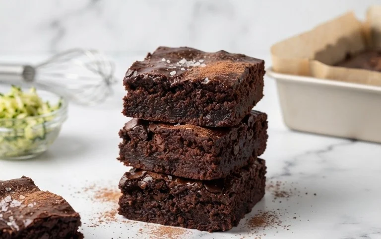 Secretly Healthy Zucchini Brownies