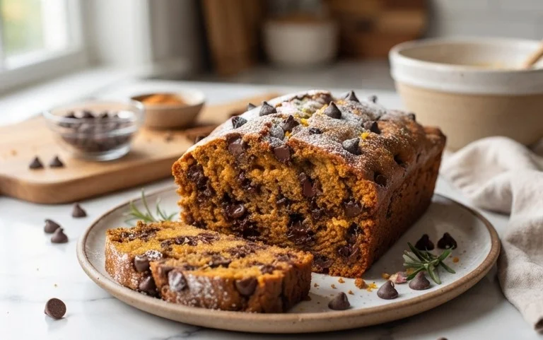 Pumpkin Chocolate Chip Bread