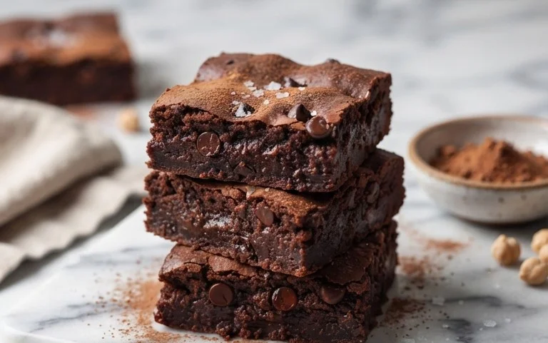 Flourless Chickpea Brownies (Vegan & Gluten Free)