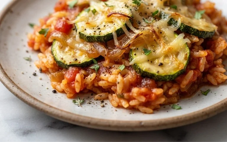 Julia Child's Zucchini and Rice Gratin (Tian de Courgettes au Riz)