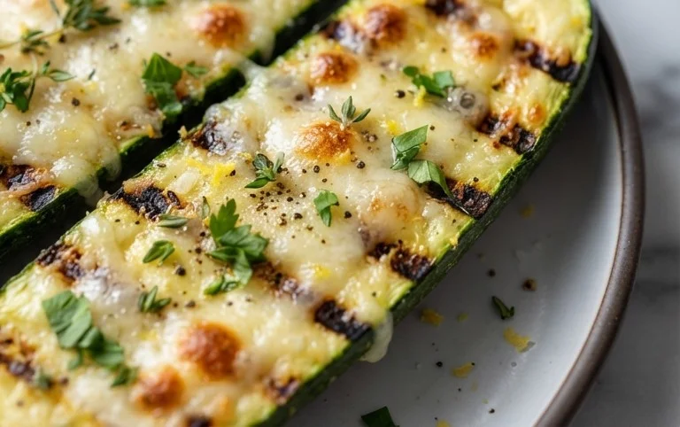 Grilled Zucchini with Parmesan