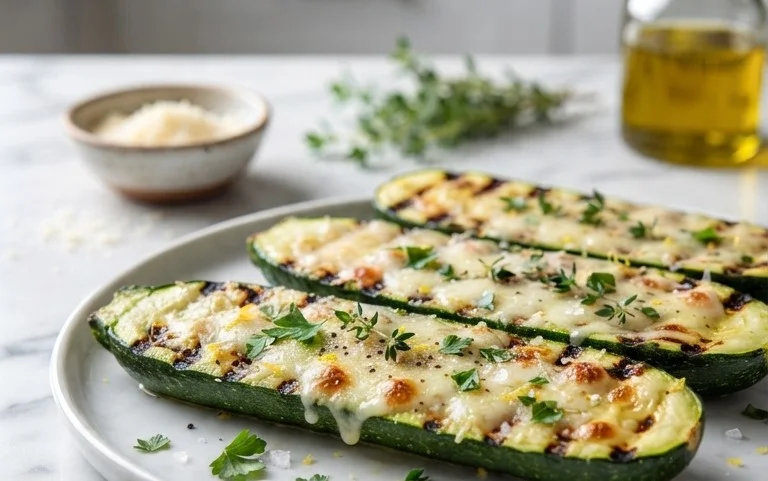 Grilled Zucchini with Parmesan
