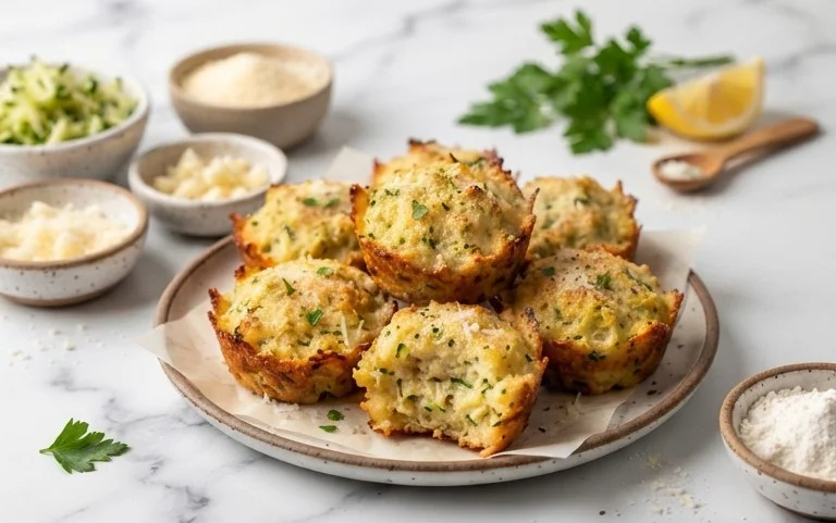 Zucchini Garlic Bites