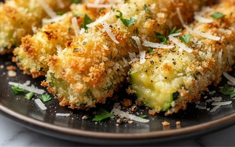 Parmesan Crusted Zucchini Sticks